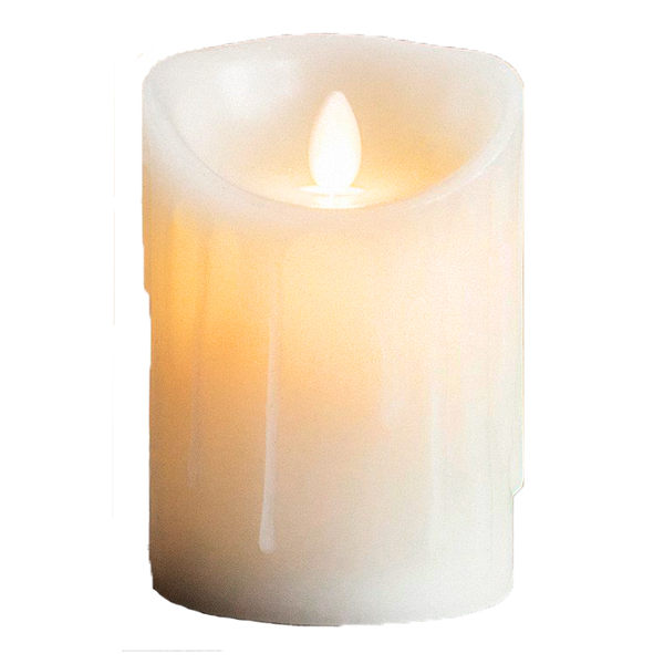 Dancing Flame Dripping Wax Candle 13cm