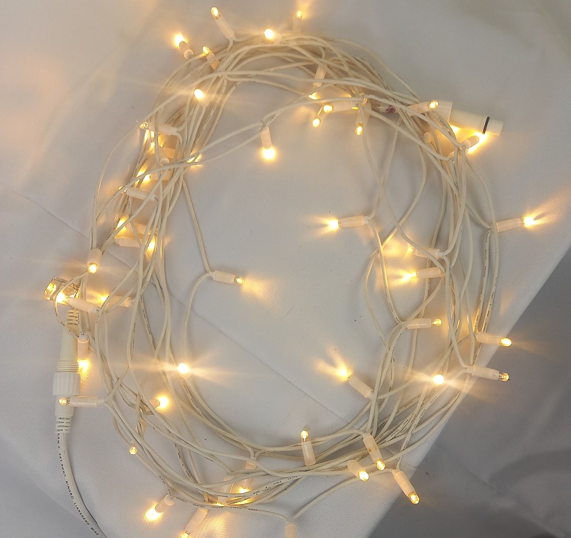 LED Pee light string 5metres white flex with warm white LED’s (requires power lead 40030.P)