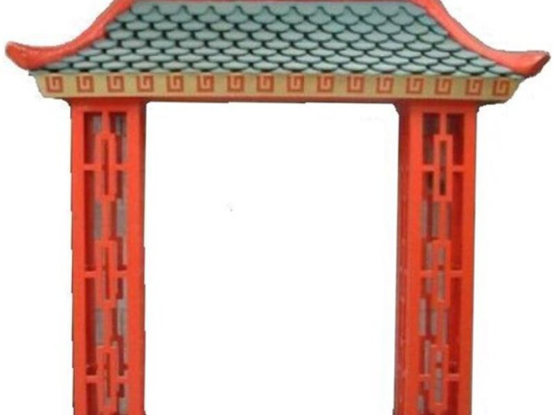 Chinese Pagoda Entrance 3D Prop