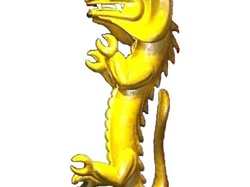 Gold Dragon 3D Model