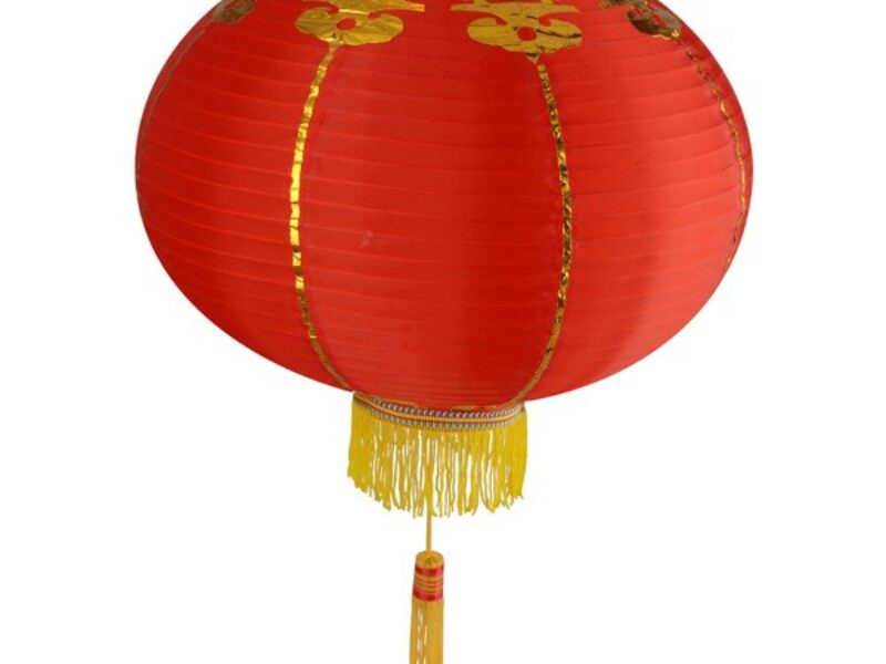 Oriental Lantern Red/Gold