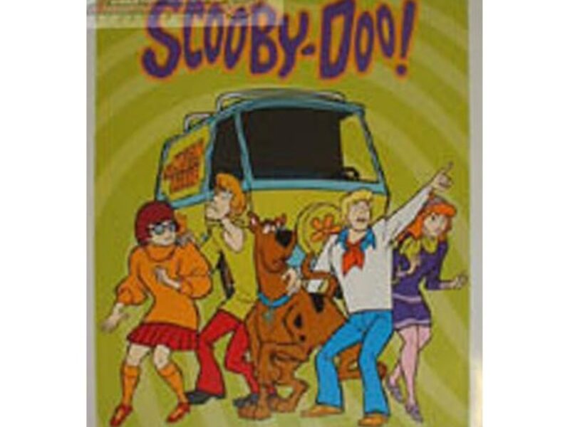 Poster Scooby Doo c/w Frame & Stand