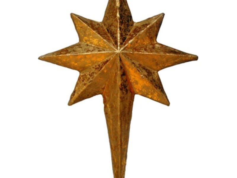 Star of David in Gold leaf finish