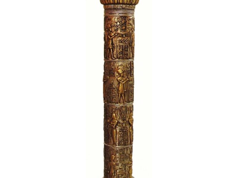 Pillar Gold & Silver Egyptian Style