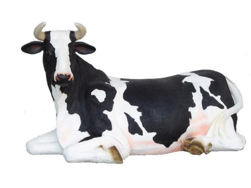 Cow Model 3D Lying Down