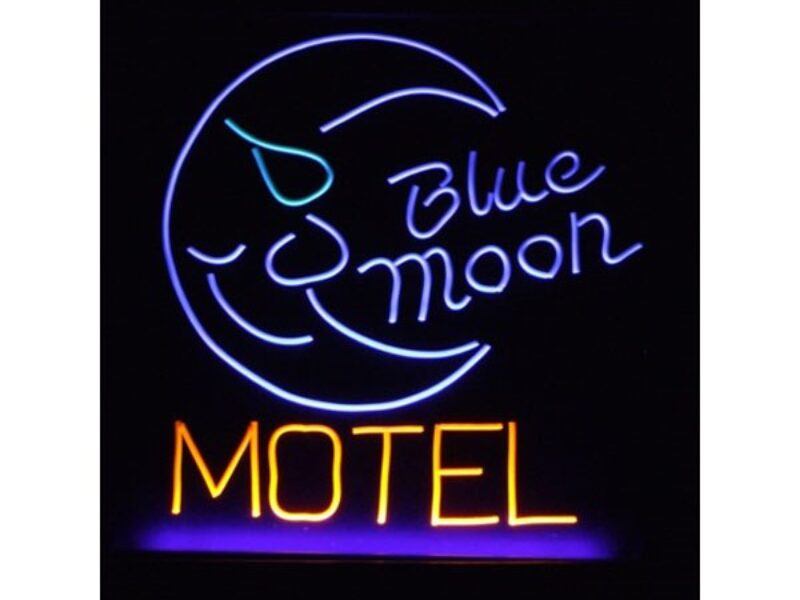 Neon Effect Sign "Motel"