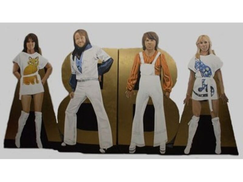  Set of 4 Abba Characters on Flats