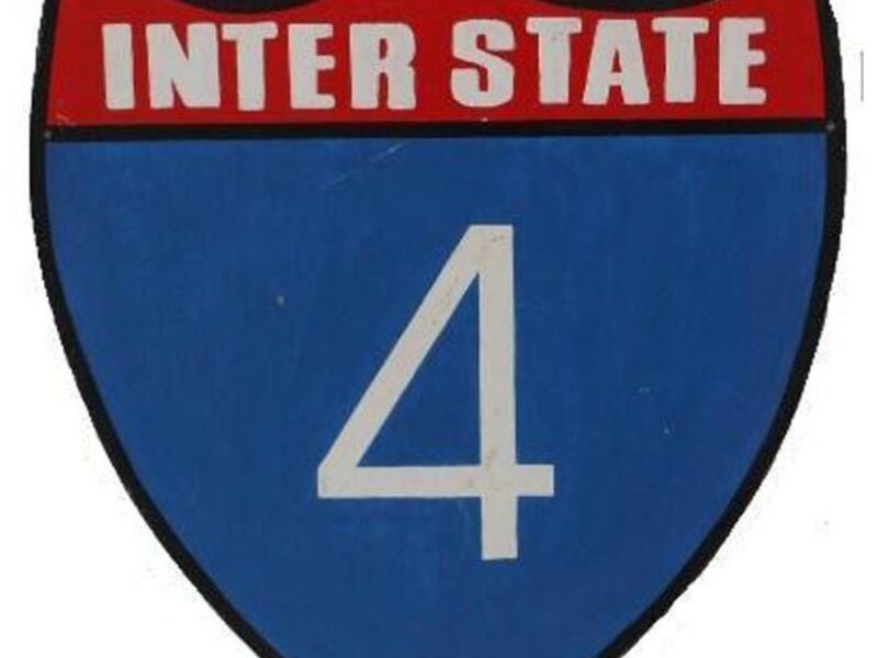 Sign "Interstate 4"