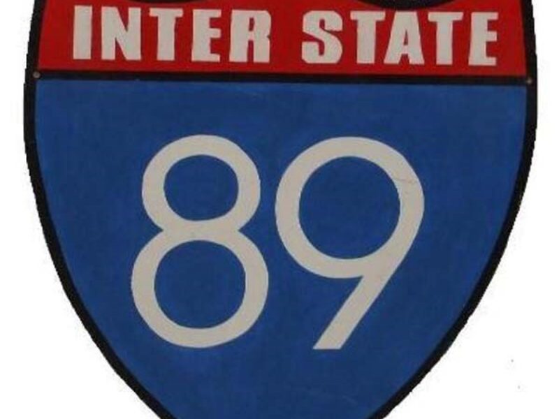  Sign "Interstate 89"