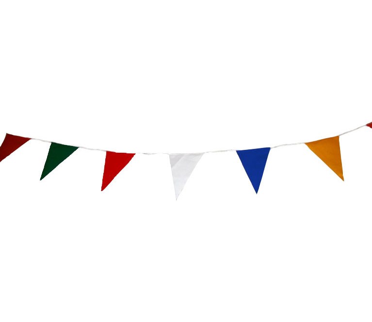  Bunting Multicoloured Yellow/red/Blue/white/green