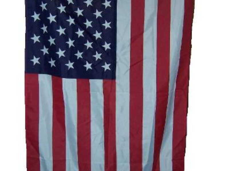 Flag USA Stars & Stripes c/w Pole