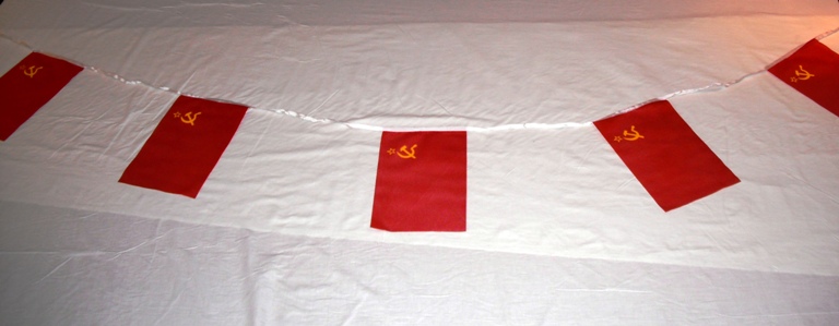 Bunting Russian Flag Soviet Union (Cotton) 12m