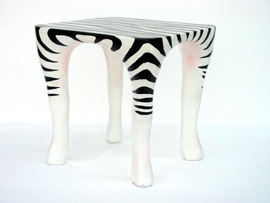  Table Zebra Print